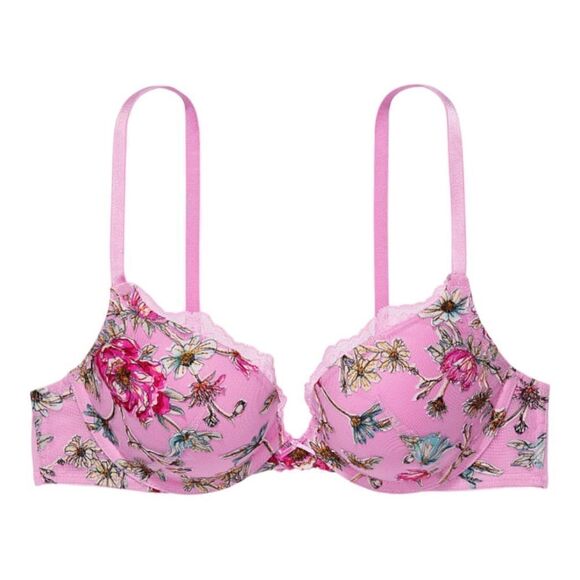 Victoria’s Secret DREAM ANGELS Lace Trim Push-Up Bra in the Size 38D - Picture 3 of 3